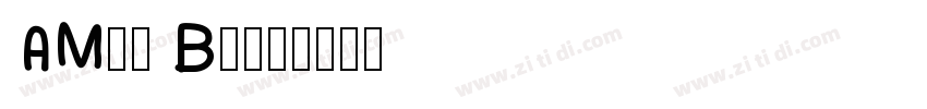 AMei Bold字体转换